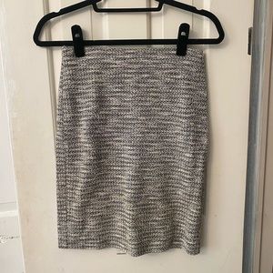 Gray Twill Skirt - Ann Taylor